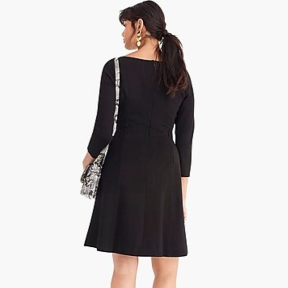 J.Crew Fit & Flare Sheath Dress In Stretch Ponte - Picture 2 of 5